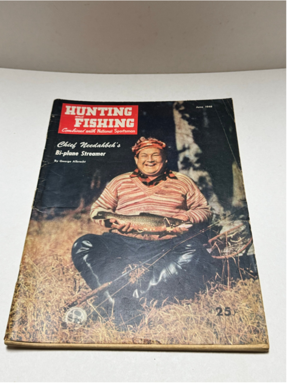 1948 Vintage Hunting and Fishing Magazine June “Bi-plane Streamer”